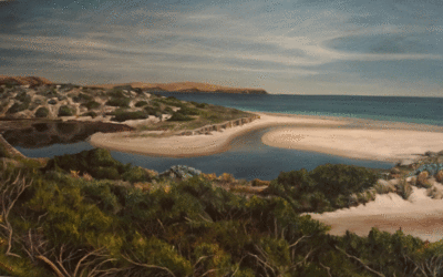 Normanville – Oil on canvas by Avril Thomas