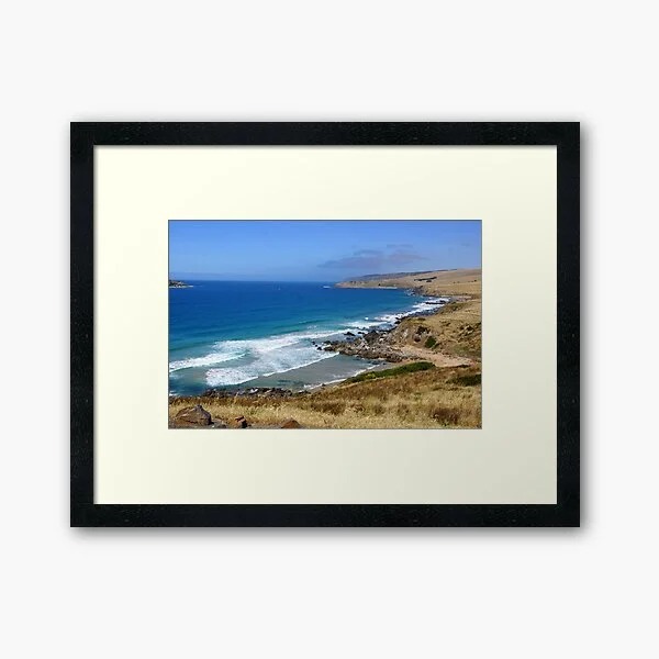 Petrol Cove near Victor Harbor Framed print for sale - photograph by Avril Thomas