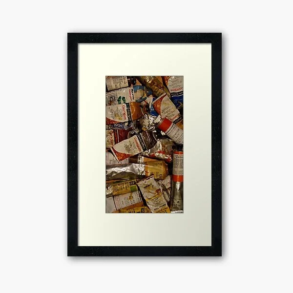 Framed Photographic print of artists oil paints by South Australian Artist Avril Thomas