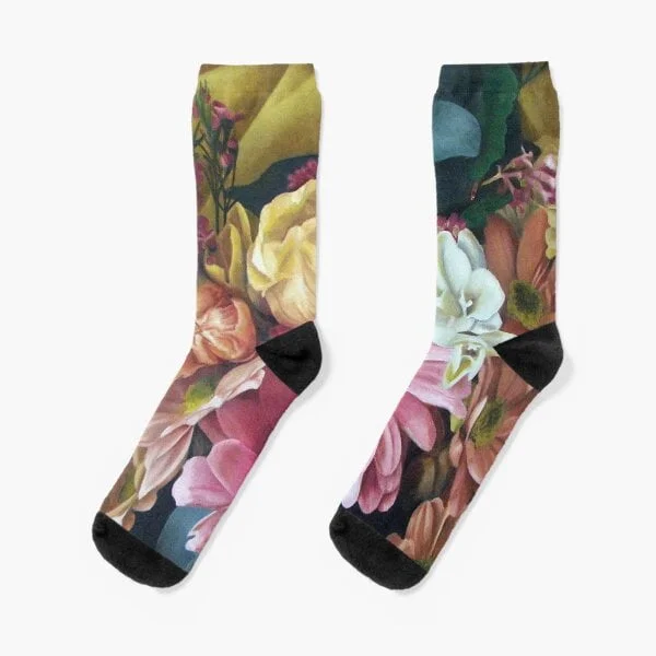 Socks for sale online. Original artwork by Avril Thomas at Magpie Springs available via Redbubble