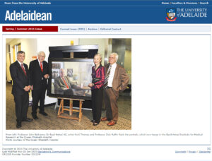 Adelaidean article with Adelaide Artist and Basil Hetzel portrait